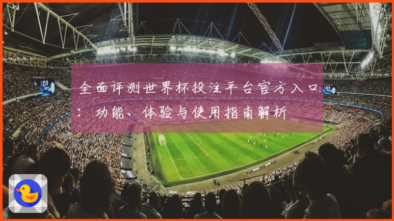 全面评测世界杯投注平台官方入口：功能、体验与使用指南解析