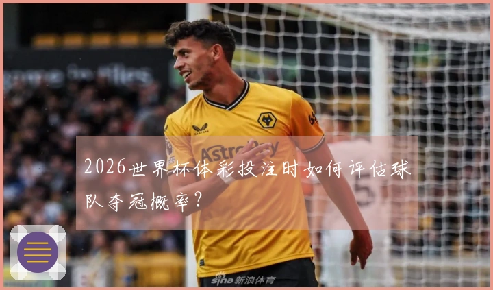 2026世界杯体彩投注时如何评估球队夺冠概率？