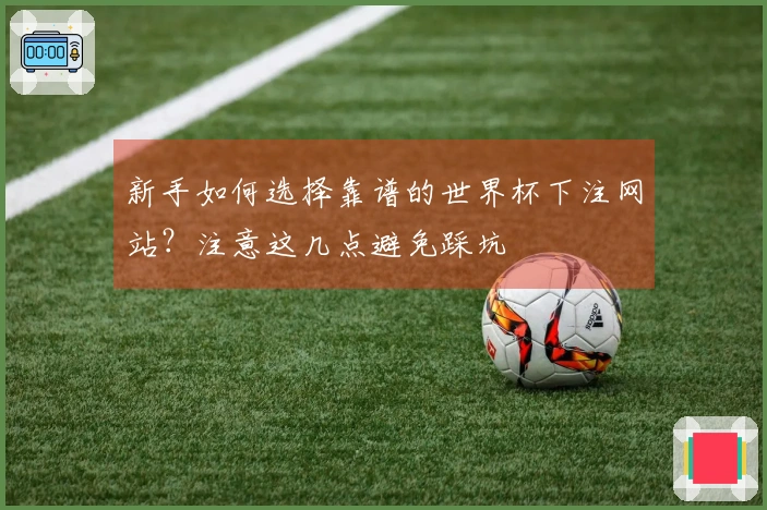 新手如何选择靠谱的世界杯下注网站？注意这几点避免踩坑