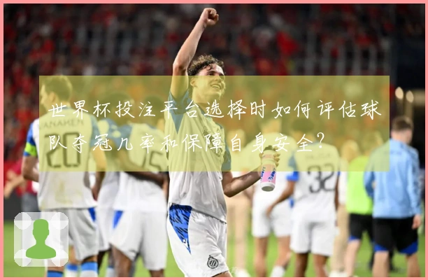 世界杯投注平台选择时如何评估球队夺冠几率和保障自身安全？
